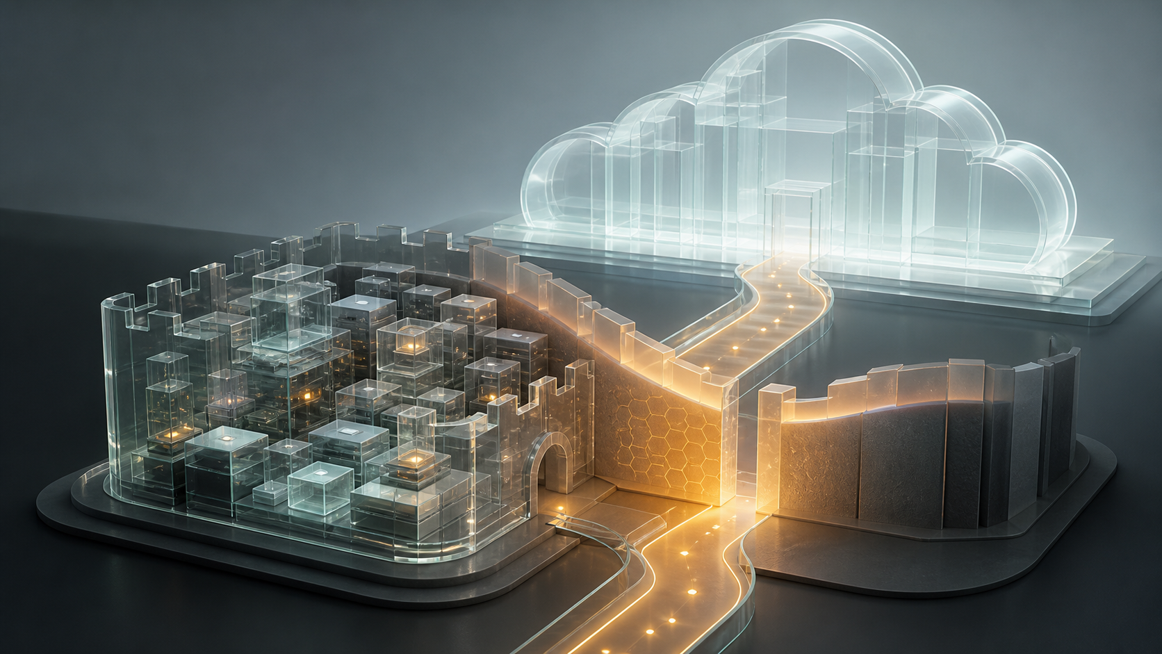 Локальный форк Personal OS за firewall рядом с чистым cloud-source